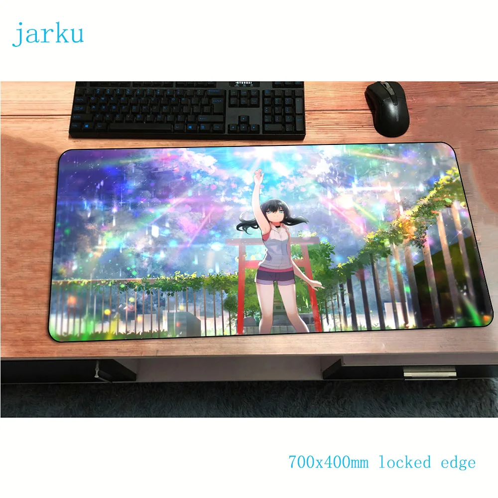 Weathering with you mouse pad cute 700x400x2mm gaming mousepad gamer mouse mat pad hot sales keyboard computer mouse play mats
Weathering with you mouse pad cute 700x400x2mm gaming mousepad gamer mouse mat pad hot sales keyboard computer mouse play mats