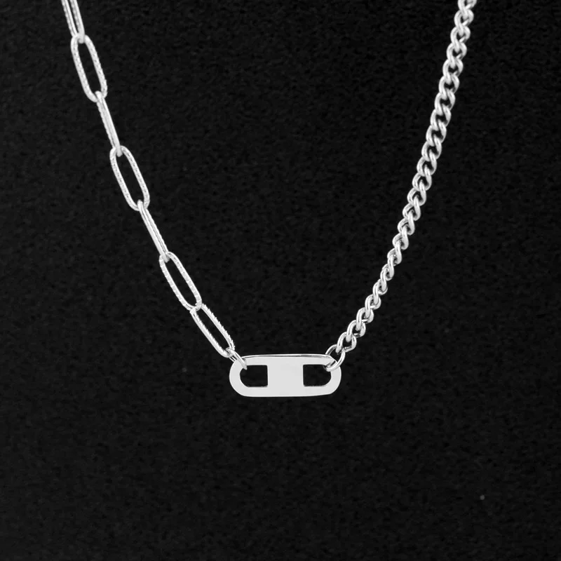 Asymmetrical Simple Necklaces For Women Men OL Style Pendant Necklace Chain Around Neck Decoration Fashion Accessories Choker
Asymmetrical Simple Necklaces For Women Men OL Style Pendant Necklace Chain Around Neck Decoration Fashion Accessories Choker