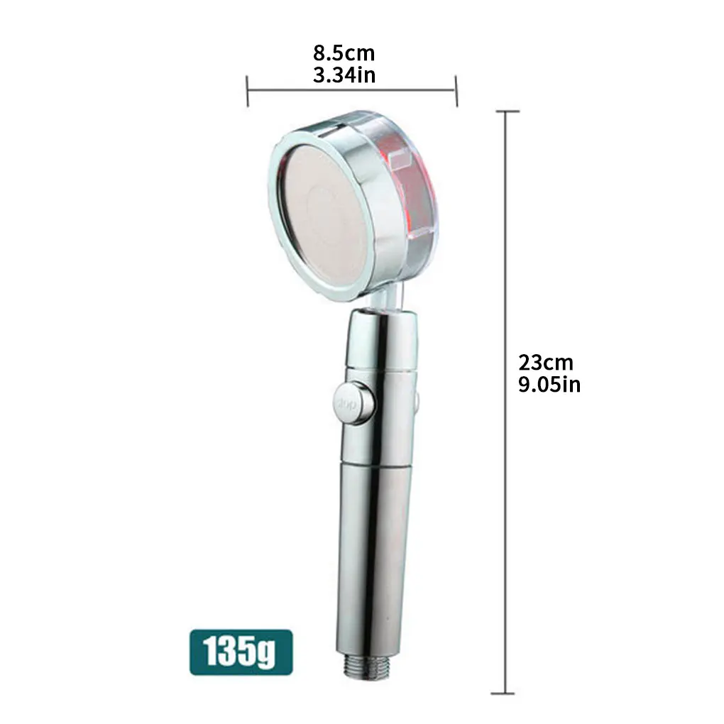 Pressurized Shower Jetting Shower Head High Pressure Bathroom One Key To Stop Water Turbocharged SPA Nozzle Filter For Water ABS
Pressurized Shower Jetting Shower Head High Pressure Bathroom One Key To Stop Water Turbocharged SPA Nozzle Filter For Water ABS