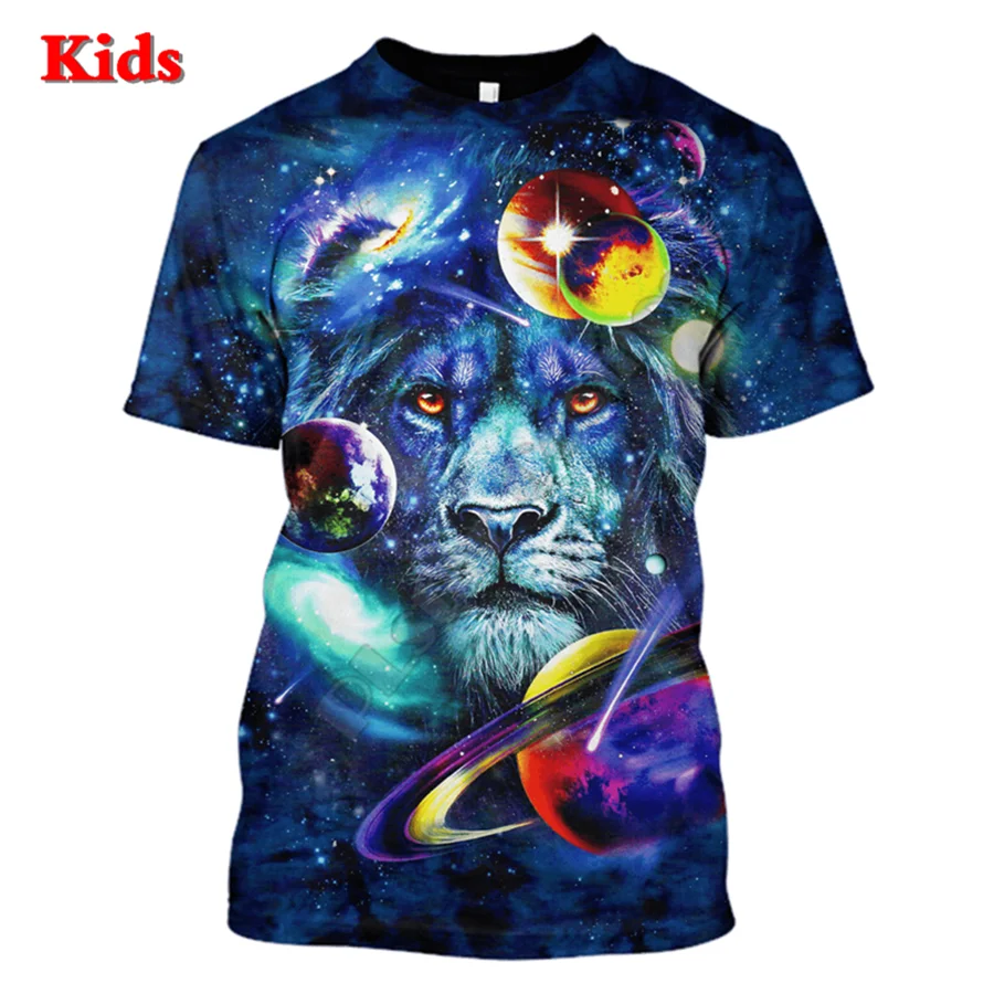 Lion and Universe Galaxy Hoodies T-shirt 3D Printed Kids Sweatshirt Jacket T Shirts Boy Girl Funny Cosplay Costumes
Lion and Universe Galaxy Hoodies T-shirt 3D Printed Kids Sweatshirt Jacket T Shirts Boy Girl Funny Cosplay Costumes