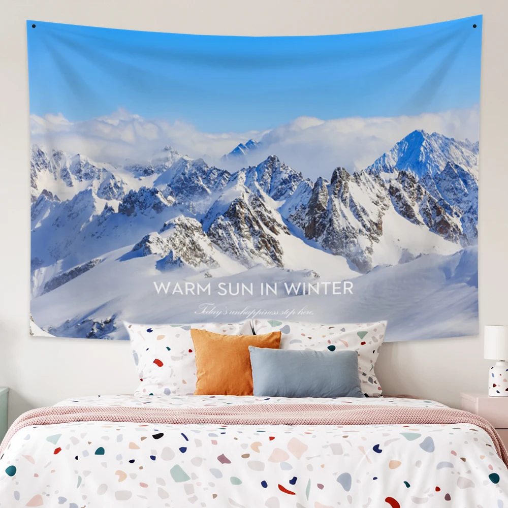 Snow Mountain Wall Tapestry Home Decorations Wall Hanging Mountain Landscape Tapestries For Living Room Bedroom Decor
Snow Mountain Wall Tapestry Home Decorations Wall Hanging Mountain Landscape Tapestries For Living Room Bedroom Decor