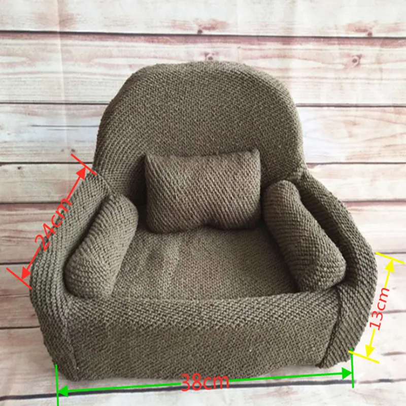 Newborn Photography Prop Baby Props Photo Studio Accessori Retro Sofa Pillow Set Shoot | Мать и ребенок
