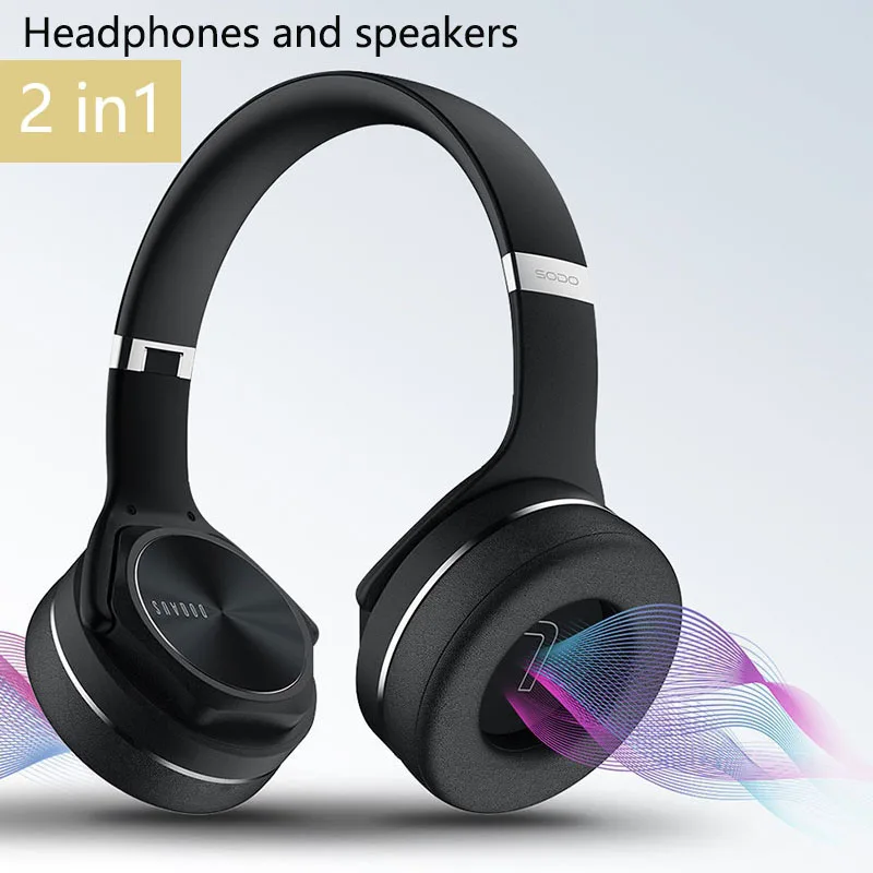 Bluetooth наушники и динамик 2 в 1 внешняя Колонка s Earphonen надеваемая Беспроводная