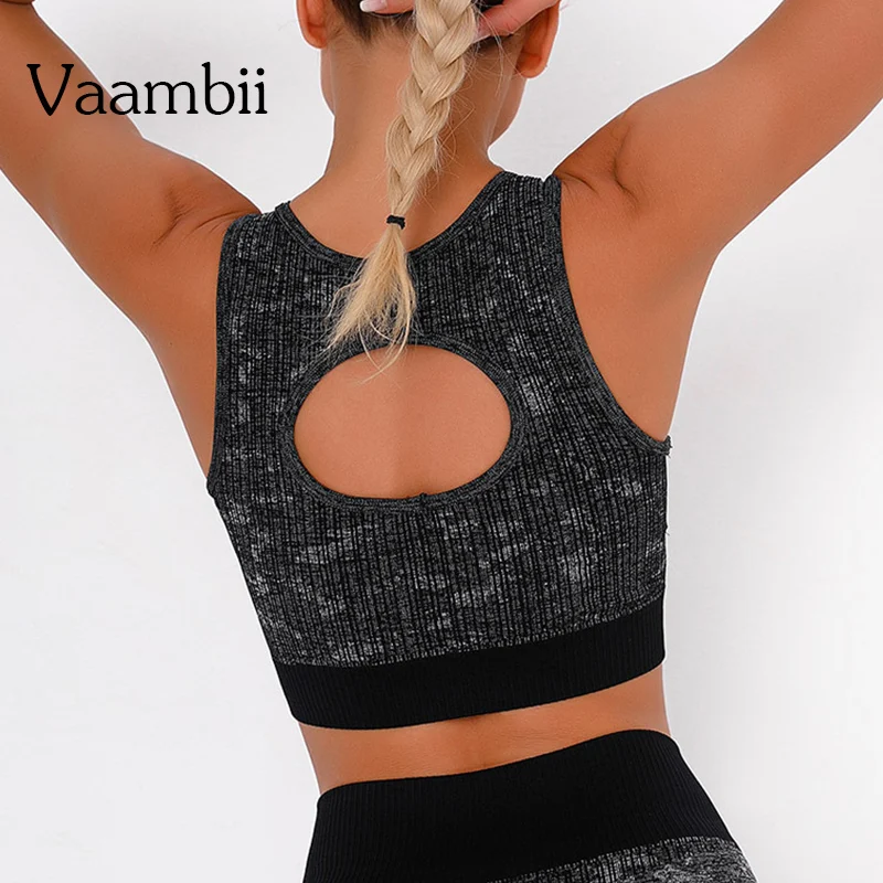 Bra With Padding Seamless Underwear Black Crop Top Backless Women's Bra Push Training Bra Sports Goods Fitness Woman Sport
Bra With Padding Seamless Underwear Black Crop Top Backless Women's Bra Push Training Bra Sports Goods Fitness Woman Sport
