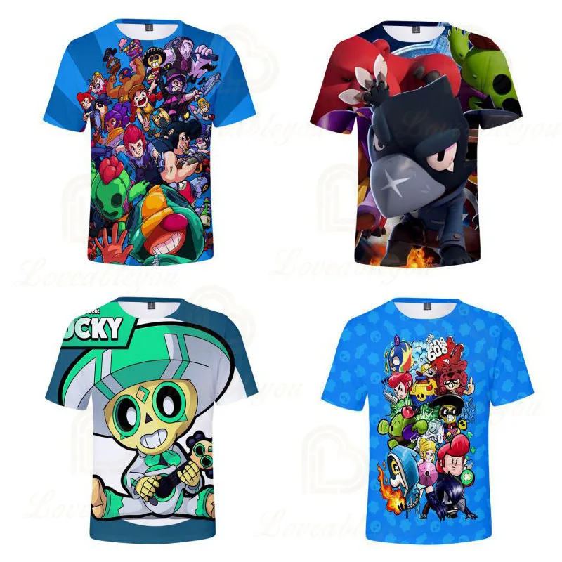 Boys Girls Cartoon t shirts Browlers 3 To 14 Years Spike and Star,Kids T-shirt Shooting Game 3D Print Fashion Tops Teen Clothes
Boys Girls Cartoon t shirts Browlers 3 To 14 Years Spike and Star,Kids T-shirt Shooting Game 3D Print Fashion Tops Teen Clothes