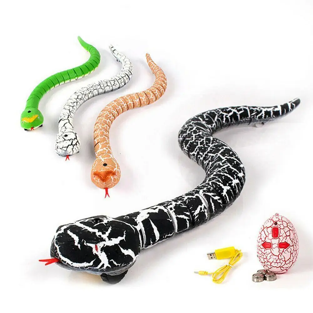 Simulation Snake Remote Control Scary Creepy Reptile Snake Toys Remote Control Rattlesnake Robot Anti-stress Creep Gift For U7c1
Simulation Snake Remote Control Scary Creepy Reptile Snake Toys Remote Control Rattlesnake Robot Anti-stress Creep Gift For U7c1