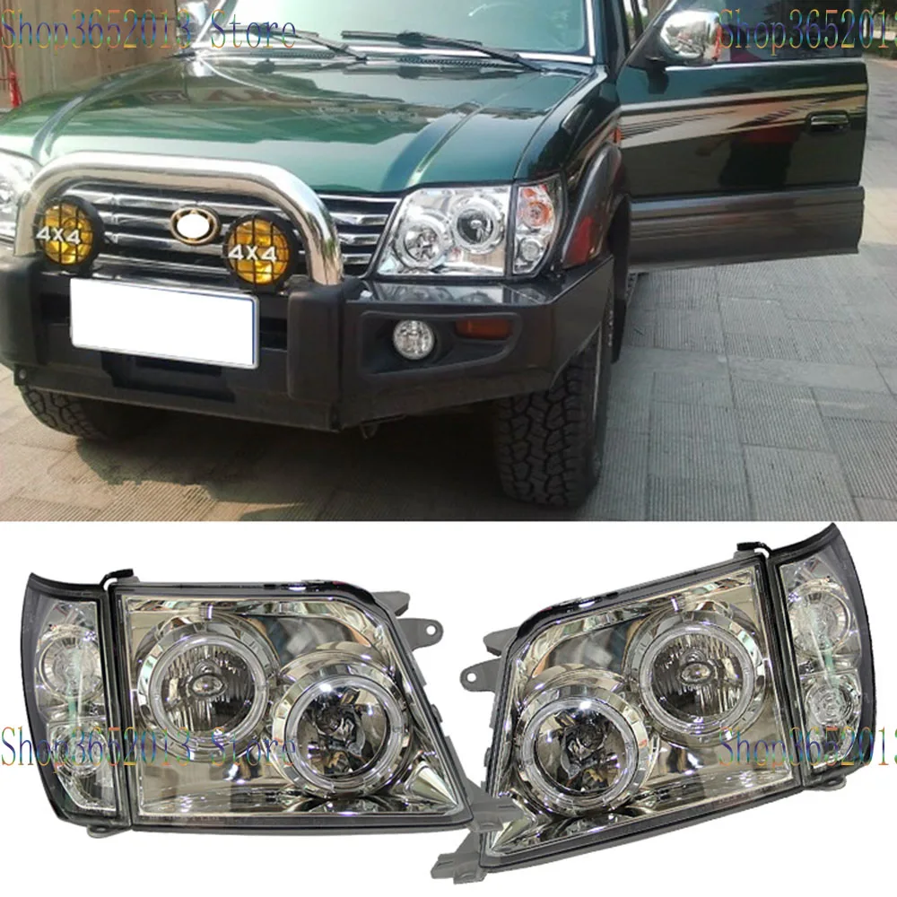 Автомобильные аксессуары, 1 пара для Toyota Land Cruiser FJ90 LC90 Prado 3400/2700 1998-2002, фары головного света, лампы, глаза ангела
Автомобильные аксессуары, 1 пара для Toyota Land Cruiser FJ90 LC90 Prado 3400/2700 1998-2002, фары головного света, лампы, глаза ангела