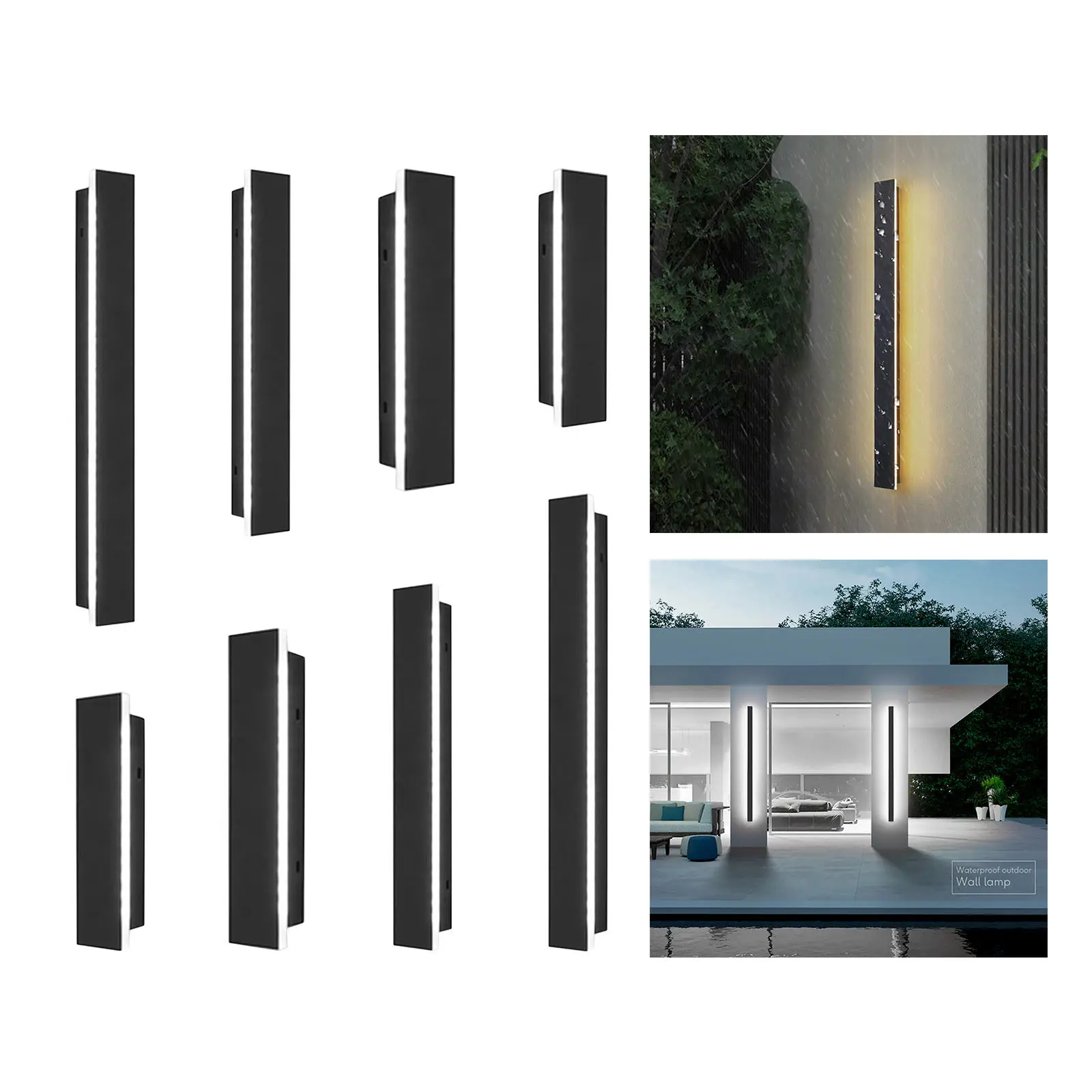 Outdoor Wall Light LED Waterproof Wall Lamp IP65 Long Strip Outdoor Wall Light For Garden Villa Porch Light
Outdoor Wall Light LED Waterproof Wall Lamp IP65 Long Strip Outdoor Wall Light For Garden Villa Porch Light