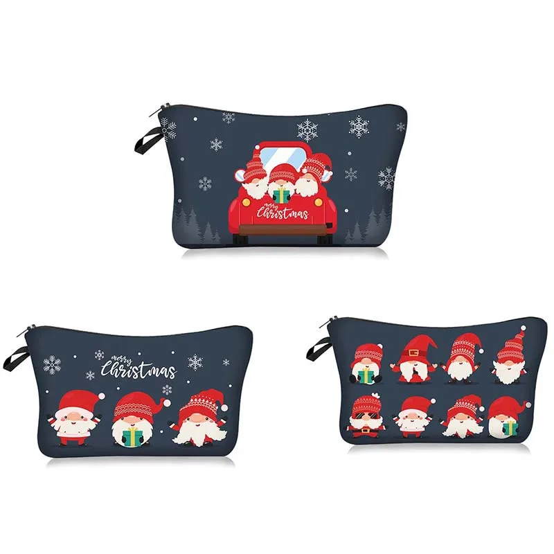 Santa Series Pattern Cosmetic Storage Bag Makeup Organizers Zipper Bags Portable Wash Bag Travel Handbag
Santa Series Pattern Cosmetic Storage Bag Makeup Organizers Zipper Bags Portable Wash Bag Travel Handbag