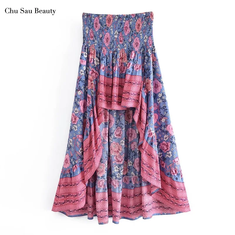2022 New Women High Waist Printed Irregular Skirt Elastic Waist Design Fashion Casual Bohemian Beach Skirt Holiday Dress
2022 New Women High Waist Printed Irregular Skirt Elastic Waist Design Fashion Casual Bohemian Beach Skirt Holiday Dress