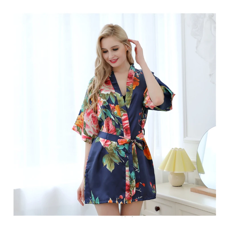 Robes For Women Bridesmaid Silk Satin Sleepwear Wedding Bride Pajama Female Jubilant Nightwear Bathrobe Homewear
Robes For Women Bridesmaid Silk Satin Sleepwear Wedding Bride Pajama Female Jubilant Nightwear Bathrobe Homewear