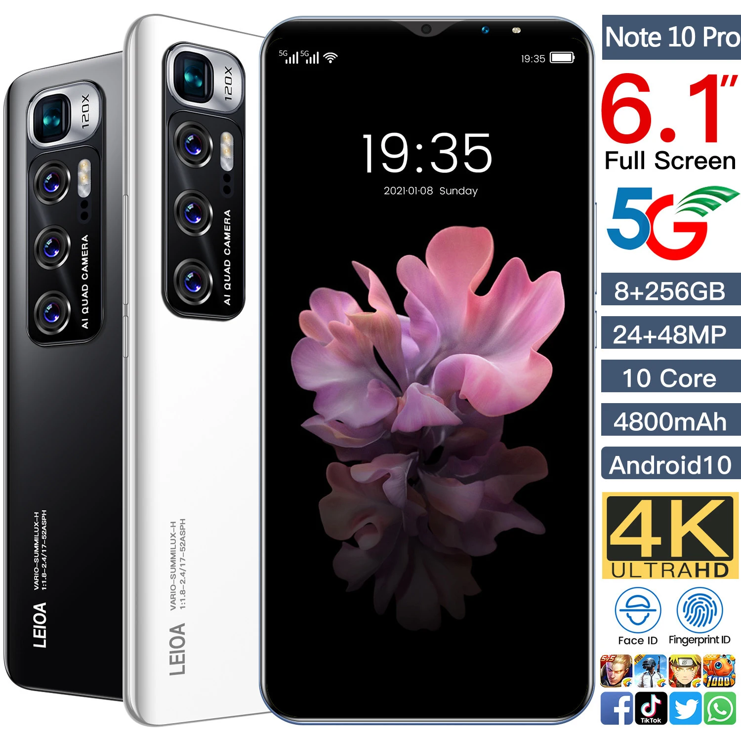 

Hot Note10 Pro смартфон, экран 6,1 дюйма, телефон, телефон с разблокировкой, 10000 ГБ + 256 ГБ, 4800 мАч, Android, сотовый телефон с 2 SIM-картами