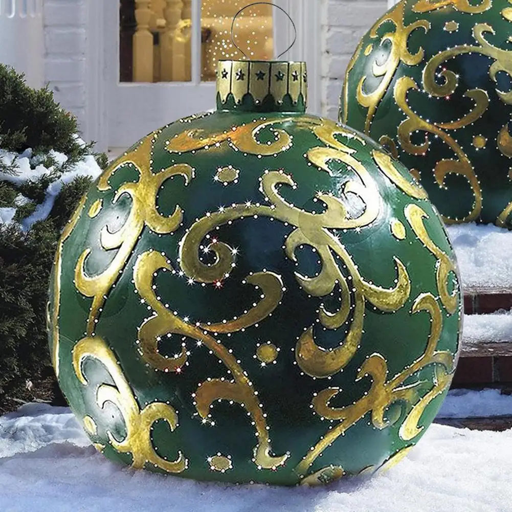 60cm Christmas Balls Decoration Christmas Tree New Year Gift Xmas Santa Pattern Eye-catching PVC Inflatable Toy Festival Balloon
60cm Christmas Balls Decoration Christmas Tree New Year Gift Xmas Santa Pattern Eye-catching PVC Inflatable Toy Festival Balloon