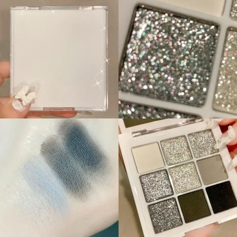 Nine-Color Punk Shiny Eye Shadow Pearlescent Matte Three-Dimensional Makeup Dark Black Eye Smoky Eye Pigments Makeup Palette
Nine-Color Punk Shiny Eye Shadow Pearlescent Matte Three-Dimensional Makeup Dark Black Eye Smoky Eye Pigments Makeup Palette
