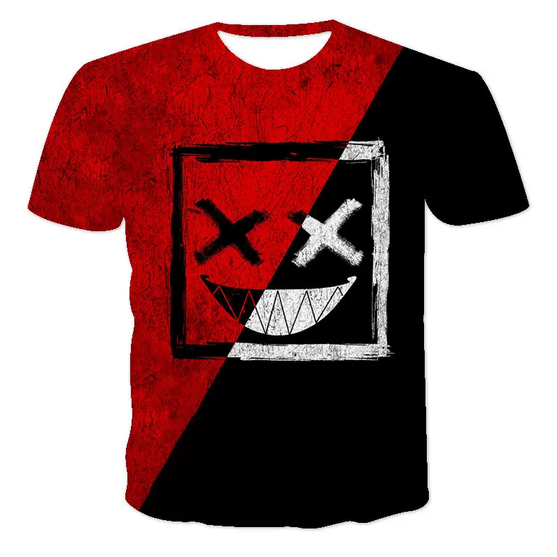 2021 New Men's Oversized T-shirt Casual Short-sleeved Hip-hop Smiley Face 3d Printing T-shirt Xl T-shirt Pullover Men's Top
2021 New Men's Oversized T-shirt Casual Short-sleeved Hip-hop Smiley Face 3d Printing T-shirt Xl T-shirt Pullover Men's Top