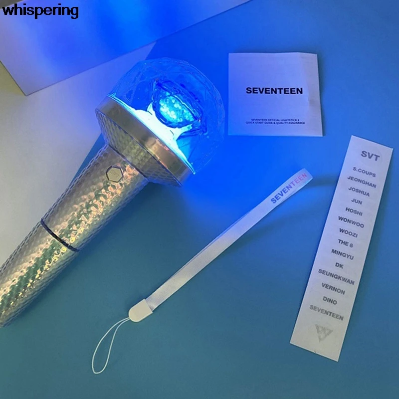 KPOP SEVENTEEN CARAT BONG VER.2 Bluetooth Light Stick Album Concerts Lamp Lightstick Stick For Fans Collection Gifts 
KPOP SEVENTEEN CARAT BONG VER.2 Bluetooth Light Stick Album Concerts Lamp Lightstick Stick For Fans Collection Gifts