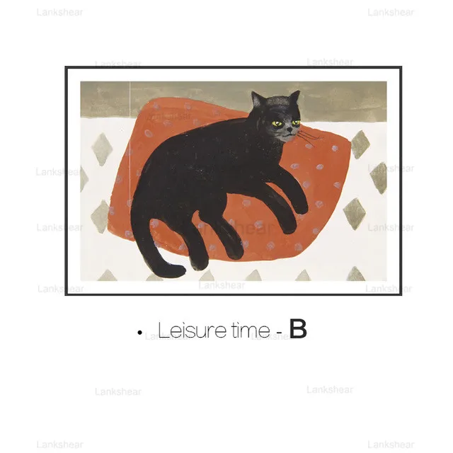 Nordic Vintage Cat Fish Master Wall Art Picture Abstract Animals Canvas Prints Literature and Art Livingroom Painting Home Decor
Nordic Vintage Cat Fish Master Wall Art Picture Abstract Animals Canvas Prints Literature and Art Livingroom Painting Home Decor