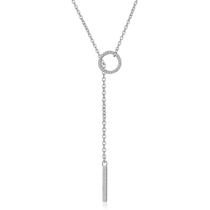 Fashion Lady Silver 925 Sterling Necklace For Women Party Accessories Trendy Zircon Round Pendant Necklaces Princess Jewelry
Fashion Lady Silver 925 Sterling Necklace For Women Party Accessories Trendy Zircon Round Pendant Necklaces Princess Jewelry