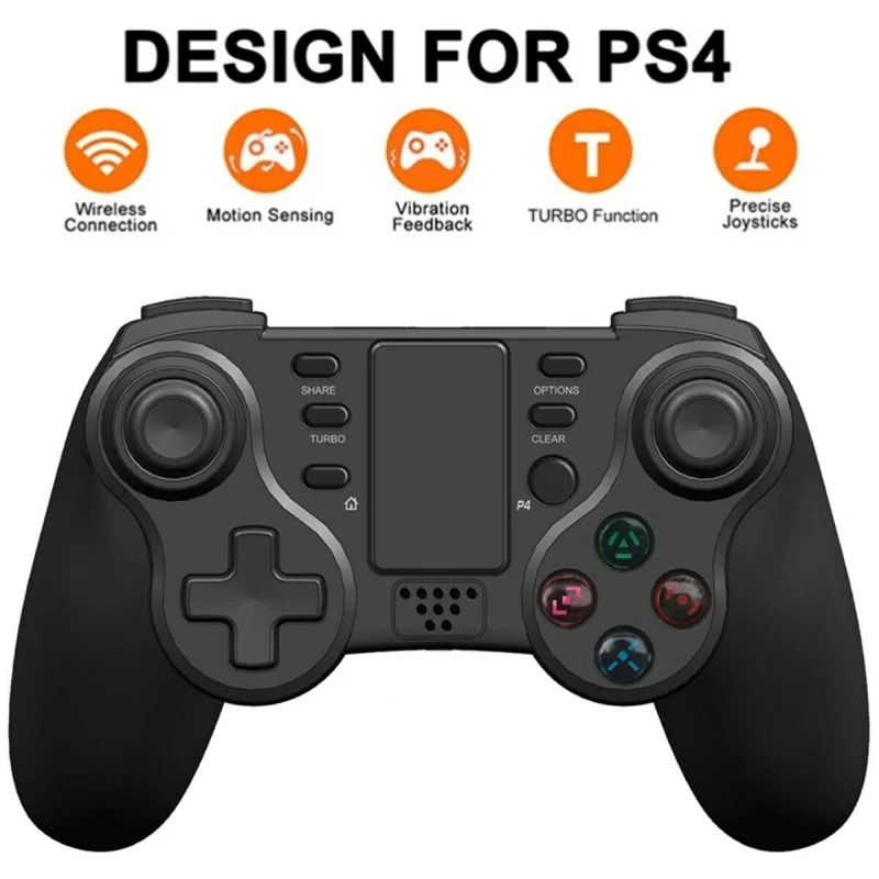 Support Bluetooth Wireless Joystick for Controller Fit For mando for Console Playstation4 Dual Vibration Shock Joystick
Support Bluetooth Wireless Joystick for Controller Fit For mando for Console Playstation4 Dual Vibration Shock Joystick