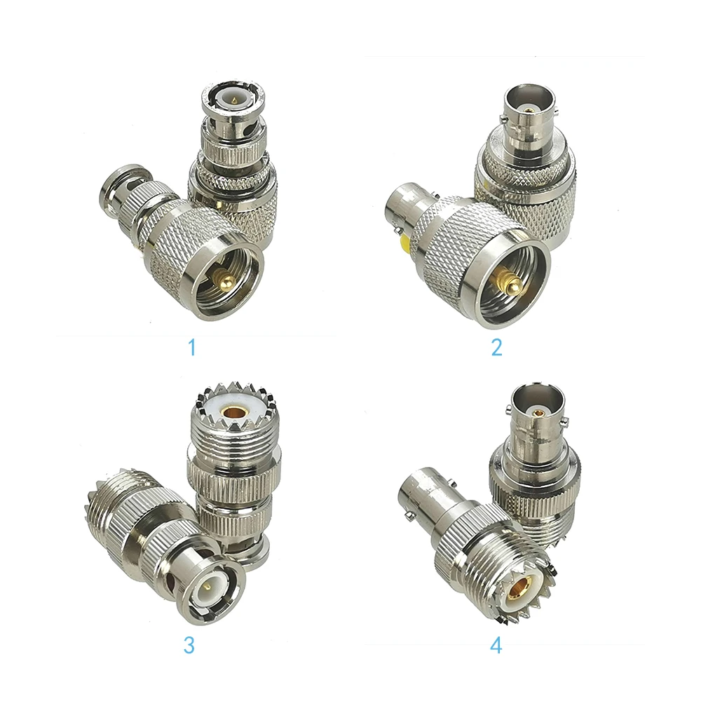 1Pcs UHF SO239 PL259 to BNC Male Plug & Female Jack RF Coaxial Adapter Connector
1Pcs UHF SO239 PL259 to BNC Male Plug & Female Jack RF Coaxial Adapter Connector