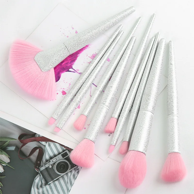 10pcs Long Rod Crystal Handle Makeup Brush Set Professional Eyeshadow Foundation Eyebrow Brush High Quality Beauty Makeup Tools
10pcs Long Rod Crystal Handle Makeup Brush Set Professional Eyeshadow Foundation Eyebrow Brush High Quality Beauty Makeup Tools