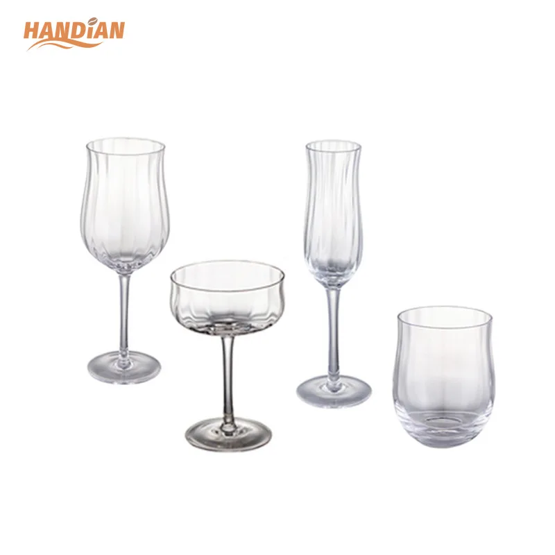 Tulip lead free crystal glass vertical rib cocktail glass juice glass champagne glasses
Tulip lead free crystal glass vertical rib cocktail glass juice glass champagne glasses