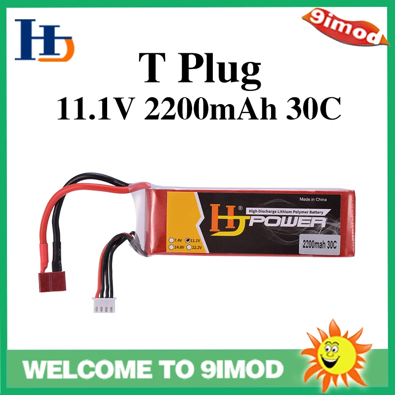 HJ 7.4V 11.1V 2200mAh 30C 2S Lipo Battery T Plug High Discharge Powerful for RC Quadcopter Drone Car Boat RC Model 
HJ 7.4V 11.1V 2200mAh 30C 2S Lipo Battery T Plug High Discharge Powerful for RC Quadcopter Drone Car Boat RC Model