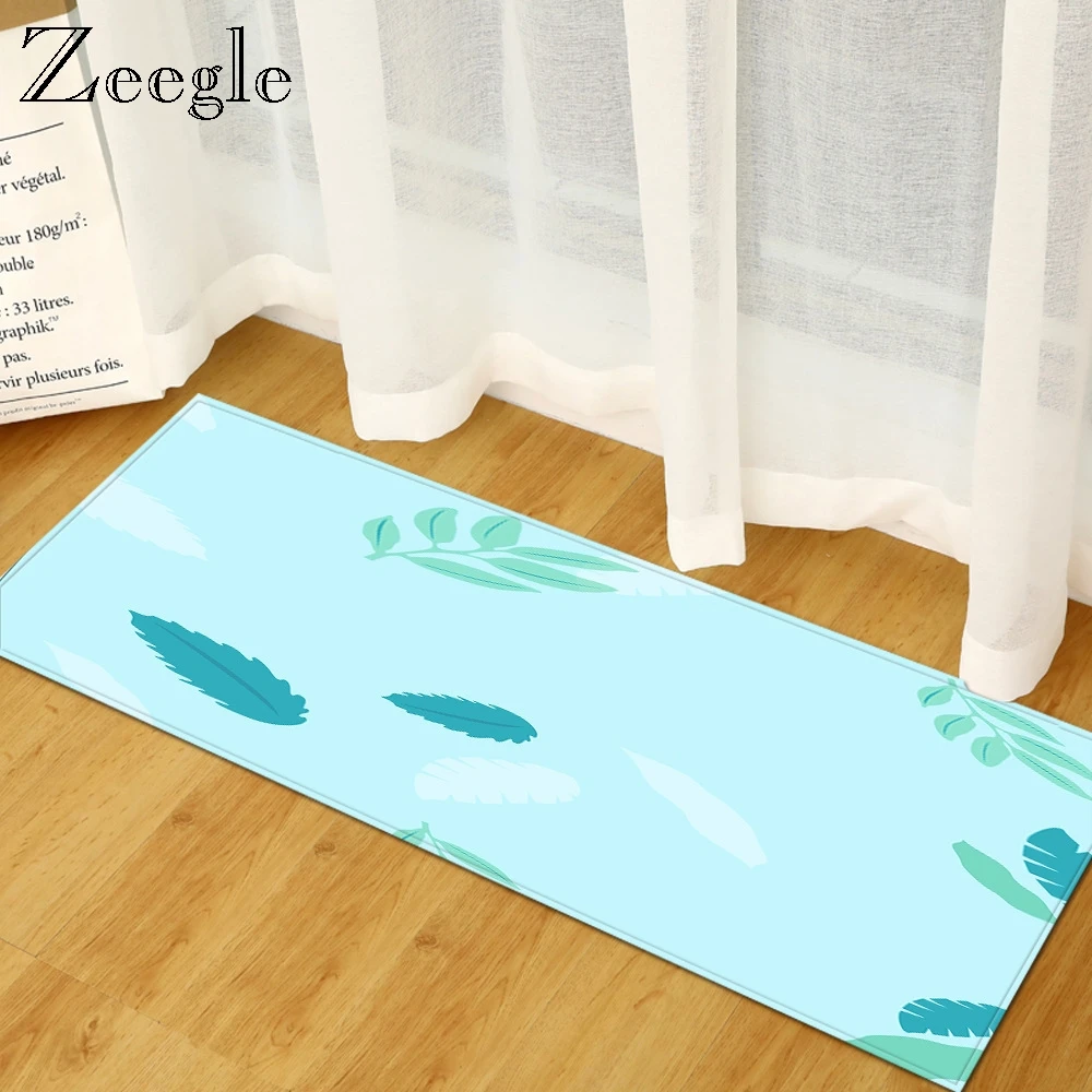 Мягкий ковер Zeegle для украшения дома фланелевый Противоскользящий коврик
