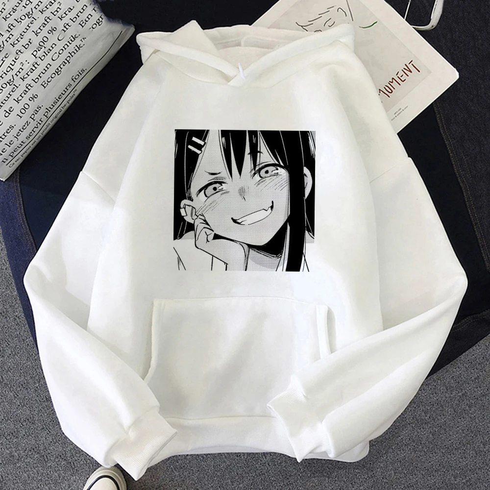 Kawaii Hoodies Japanese Anime Don't Bully Me, Nagatoro Loose Plus Size Women Sweatshirts Streetwear Graphic Hip Hop Fashion Tops
Kawaii Hoodies Japanese Anime Don't Bully Me, Nagatoro Loose Plus Size Women Sweatshirts Streetwear Graphic Hip Hop Fashion Tops