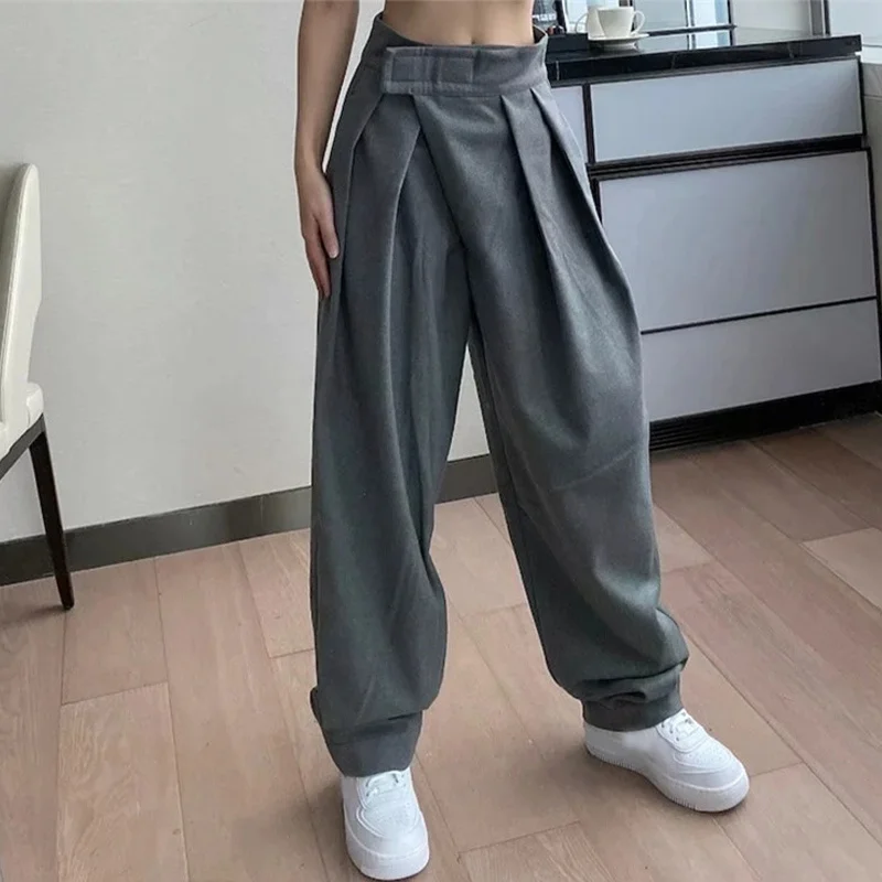 2021 Spring New Fashion Women Wide Leg Pants High Waist Casual Trouser Streetwear Chic Vintage Loose High Quality Palazzo Pants
2021 Spring New Fashion Women Wide Leg Pants High Waist Casual Trouser Streetwear Chic Vintage Loose High Quality Palazzo Pants