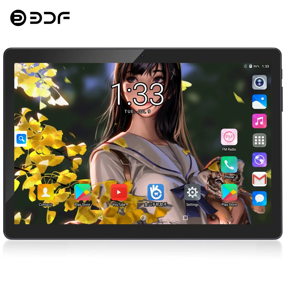 BDF 2021 Global Version Android 9.0 OS 10 Inch 3G Calling Tab Tablet Pc Quad Core 2GB/32GB Google Play Gift Card Tablets 10.1
BDF 2021 Global Version Android 9.0 OS 10 Inch 3G Calling Tab Tablet Pc Quad Core 2GB/32GB Google Play Gift Card Tablets 10.1
