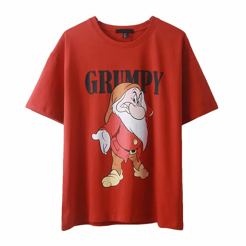 Disney Cartoon Dwarf Shirts for Women Print Round Neck Short-sleeved Women Fashion Clothing Graphic T-Shirts Harajuku Kawaii
Disney Cartoon Dwarf Shirts for Women Print Round Neck Short-sleeved Women Fashion Clothing Graphic T-Shirts Harajuku Kawaii