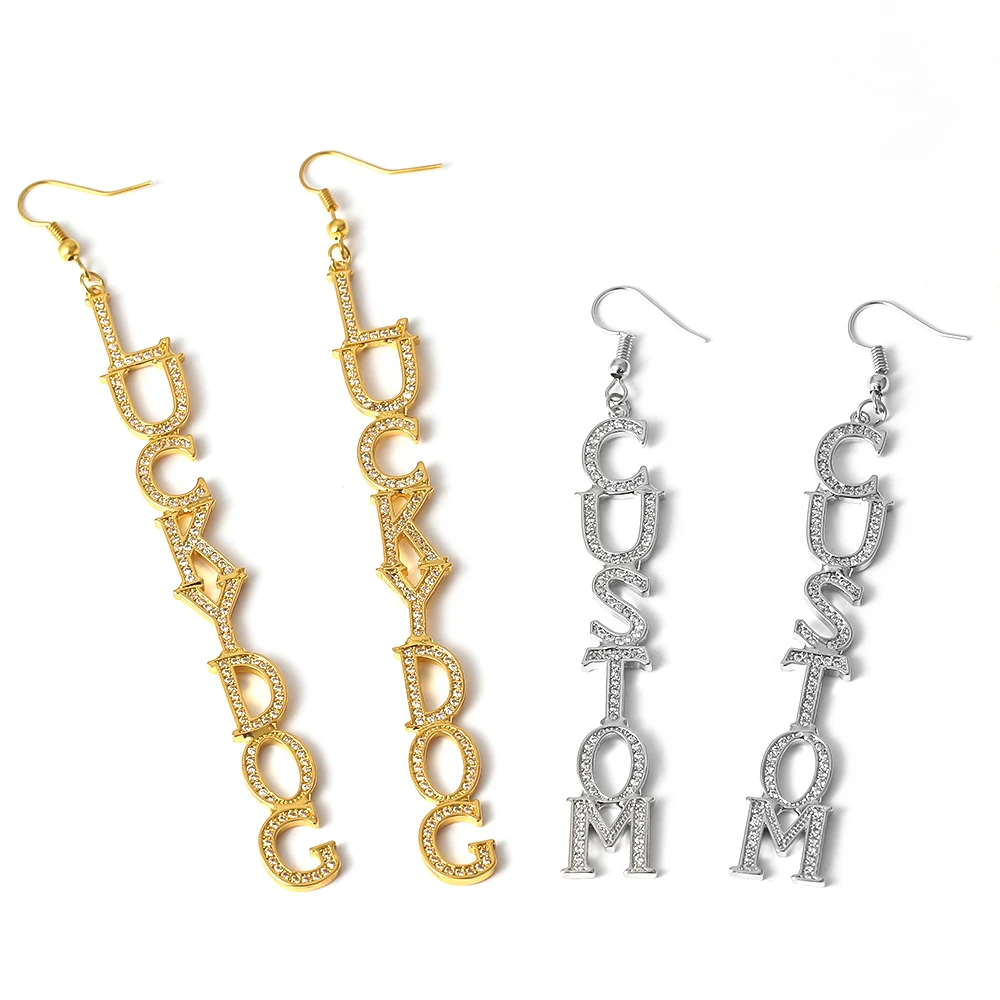 Personalized Letter Earrings Customized Custom Cubic Zirconia Name Jewelry Women Dangel Earrings Jewelry Accessories Gifts
Personalized Letter Earrings Customized Custom Cubic Zirconia Name Jewelry Women Dangel Earrings Jewelry Accessories Gifts