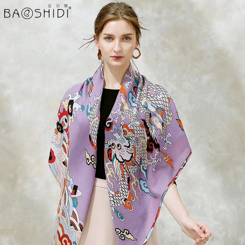★Jewel butterfly wool autumn and winter women's warm scarf scarf printed Shawl / wanruoyu Dragon
★Jewel butterfly wool autumn and winter women's warm scarf scarf printed Shawl / wanruoyu Dragon