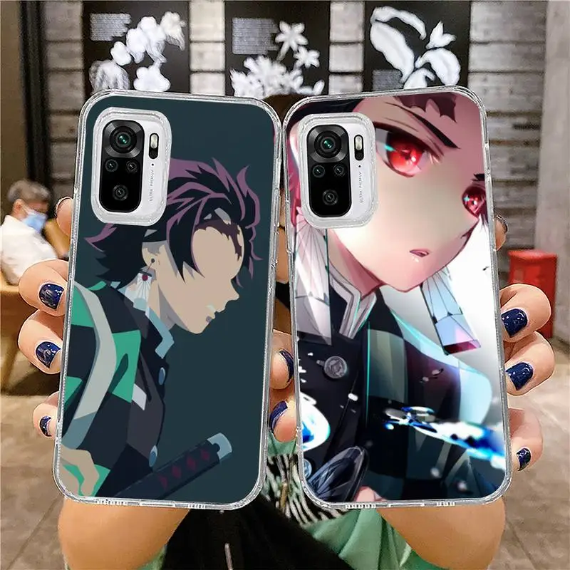 Cute Japan Demon Slayer Phone Case for xiaomi 11 redmi note 10 9 8 7 pro lite T A S 10T 9A S 8T pro 4G transparent coque funda
Cute Japan Demon Slayer Phone Case for xiaomi 11 redmi note 10 9 8 7 pro lite T A S 10T 9A S 8T pro 4G transparent coque funda