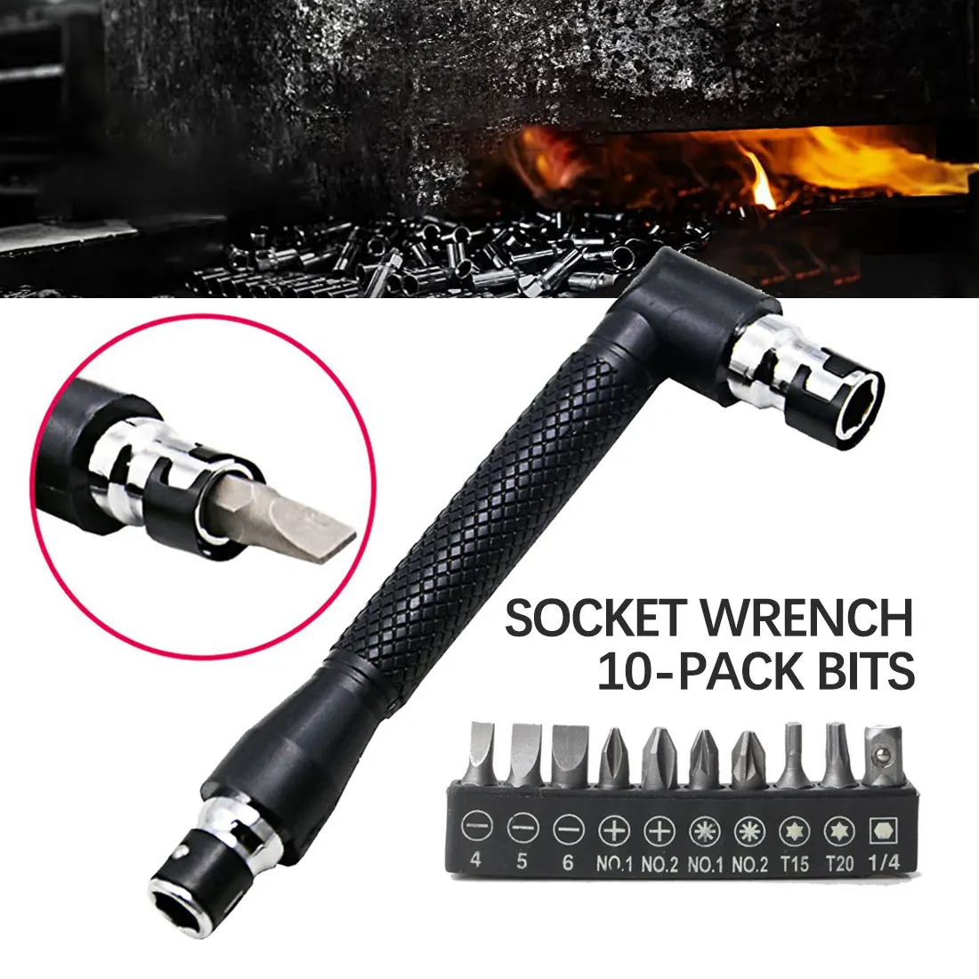 Dual Head L-shaped Mini Socket Wrench 1/4" 6.35mm Screwdriver Bits Key Utility Tool And Screwdriver Bit Drill Set 2021 Hot Sale
Dual Head L-shaped Mini Socket Wrench 1/4" 6.35mm Screwdriver Bits Key Utility Tool And Screwdriver Bit Drill Set 2021 Hot Sale