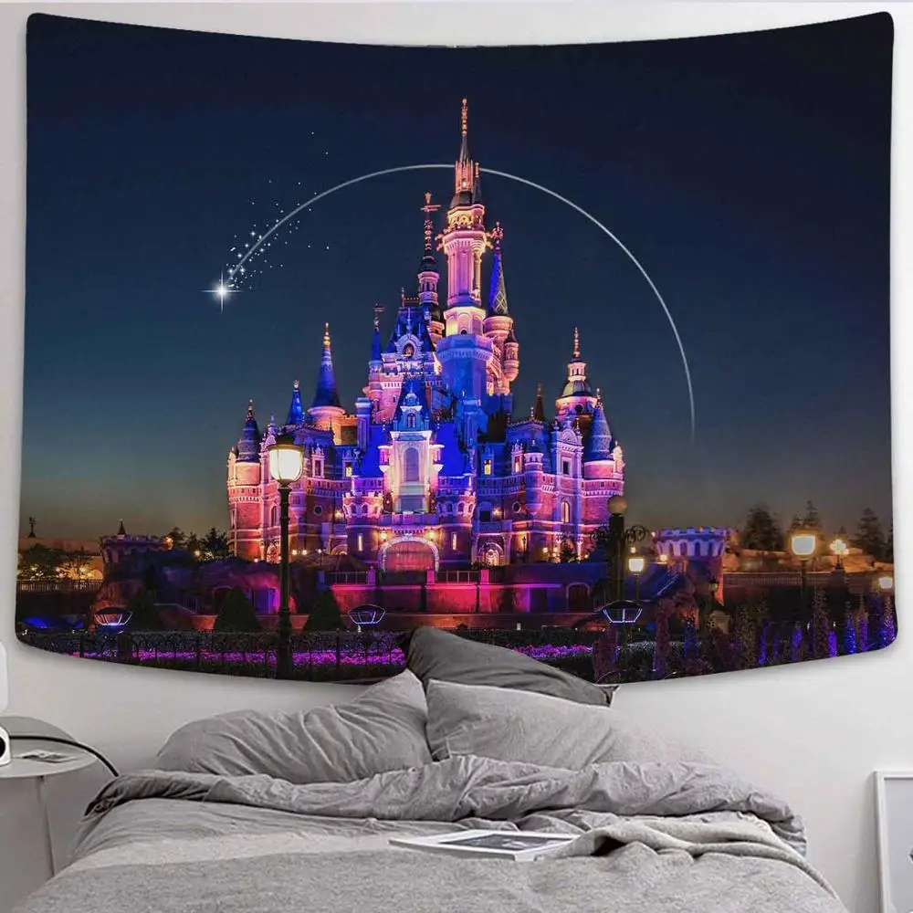 Simsant Fairytale Castle Architecture Tapestry Magic World Lantern Wall Hanging Backdrop for Bedroom Dorm Decor
Simsant Fairytale Castle Architecture Tapestry Magic World Lantern Wall Hanging Backdrop for Bedroom Dorm Decor