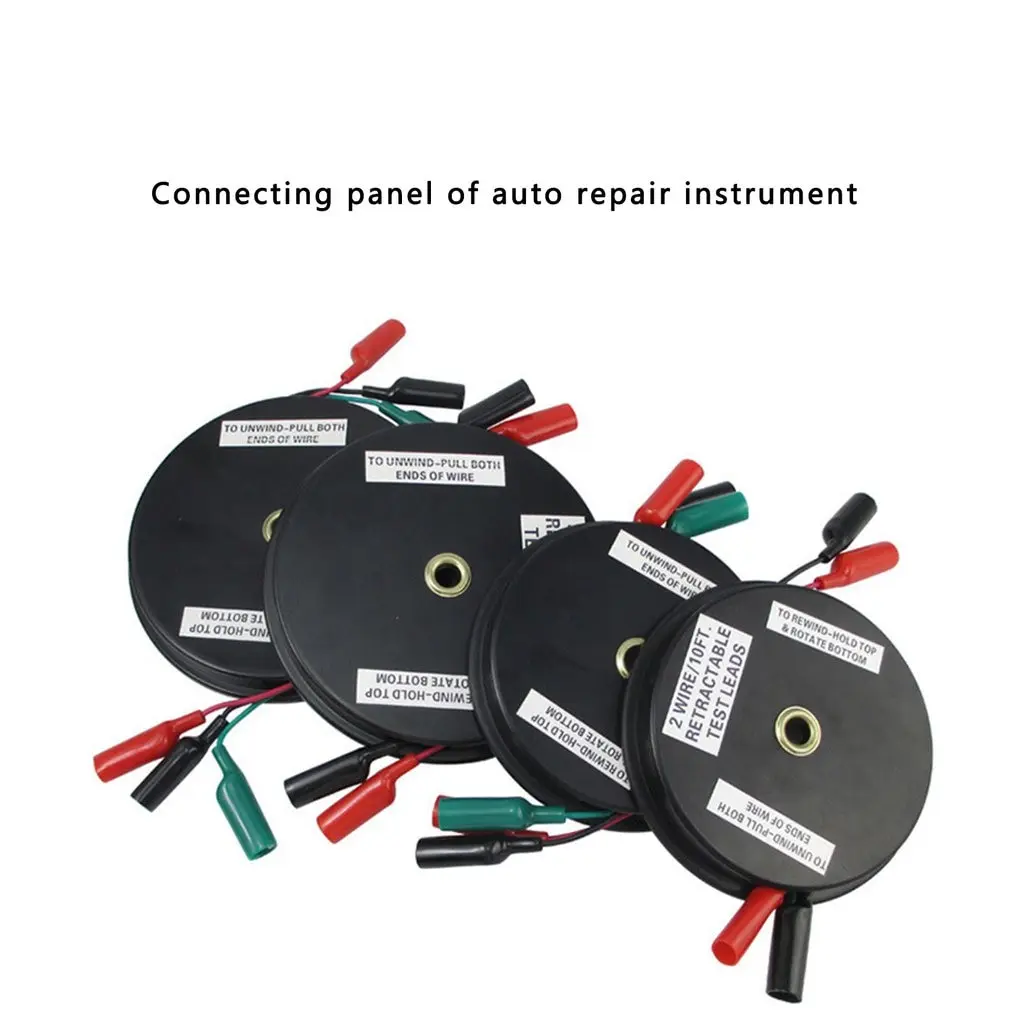 Two Chucks Portable Retractable Extension Test Lead Adjustable Tool Durable Wire Reel Auto Repair Auto Multimeter Connection
Two Chucks Portable Retractable Extension Test Lead Adjustable Tool Durable Wire Reel Auto Repair Auto Multimeter Connection