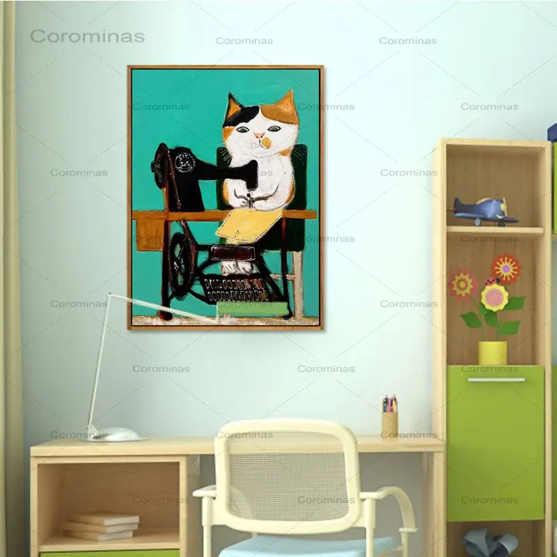 Cartoon Cat Posters And Prints Canvas Oil Painting Wall Art Pictures For Living Room Kid's Bedroom Nursery Cuadros Home Decor
Cartoon Cat Posters And Prints Canvas Oil Painting Wall Art Pictures For Living Room Kid's Bedroom Nursery Cuadros Home Decor