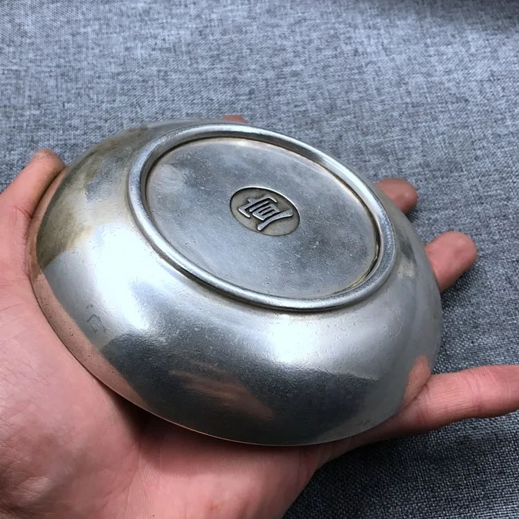 LAOJUNLU Imitation Antique Double Dragon Play Beads Pen Wash Decorations Small Silver Plates Small Plates
LAOJUNLU Imitation Antique Double Dragon Play Beads Pen Wash Decorations Small Silver Plates Small Plates