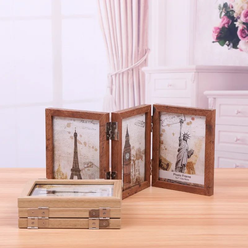 Creative Three Fold Wooden Photo Frame Set Retro 567 Inch 8 Inch Photo Frame Two Fold Literary Picture Frame
Creative Three Fold Wooden Photo Frame Set Retro 567 Inch 8 Inch Photo Frame Two Fold Literary Picture Frame