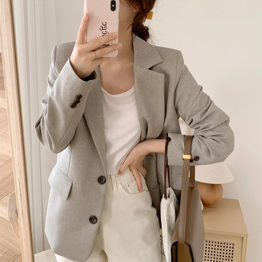 New suits Female Vintage Autumn Office Ladies Notched Collar Plaid Women Blazer Breasted Jacket Casual Pockets Female Suits Coat
New suits Female Vintage Autumn Office Ladies Notched Collar Plaid Women Blazer Breasted Jacket Casual Pockets Female Suits Coat
