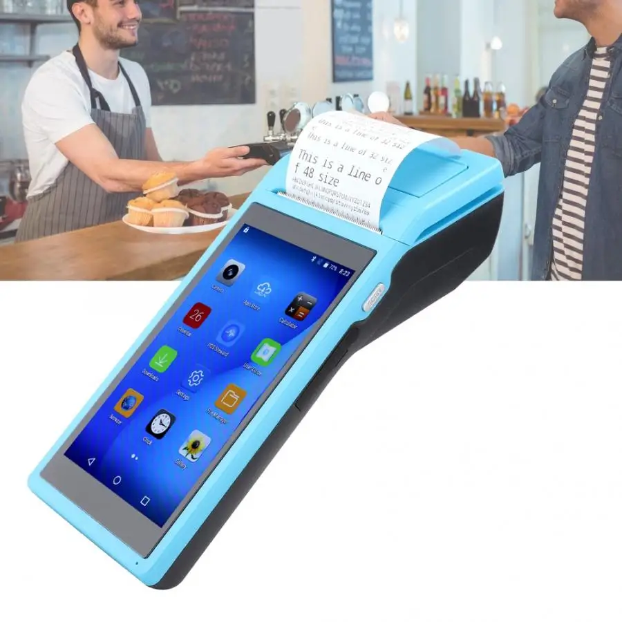 Многофункциональный термопринтер Bluetooth 58 мм со сканером с ЦП Motorola SuperVZ Android 6 0 1 ГБ