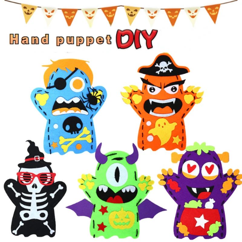 Children's Halloween doll DIY kindergarten non-woven handmade cartoon funny cloth glove material bag
Children's Halloween doll DIY kindergarten non-woven handmade cartoon funny cloth glove material bag