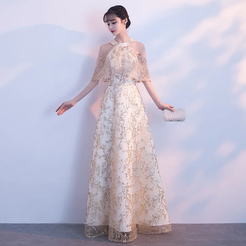 Sequins Floral Cheongsam Elegant Chinese Women Evening Dress Vintage Oriental Bride Wedding Qipao Size XS-3XL
Sequins Floral Cheongsam Elegant Chinese Women Evening Dress Vintage Oriental Bride Wedding Qipao Size XS-3XL