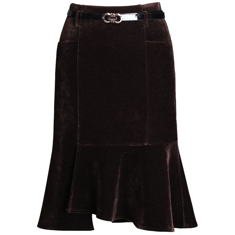 Autumn & Winter New Elastic High Waist Slim Simple Solid Wild Casual Temperament Ladies Irregular Fishtail Skirt Free Shipping
Autumn & Winter New Elastic High Waist Slim Simple Solid Wild Casual Temperament Ladies Irregular Fishtail Skirt Free Shipping