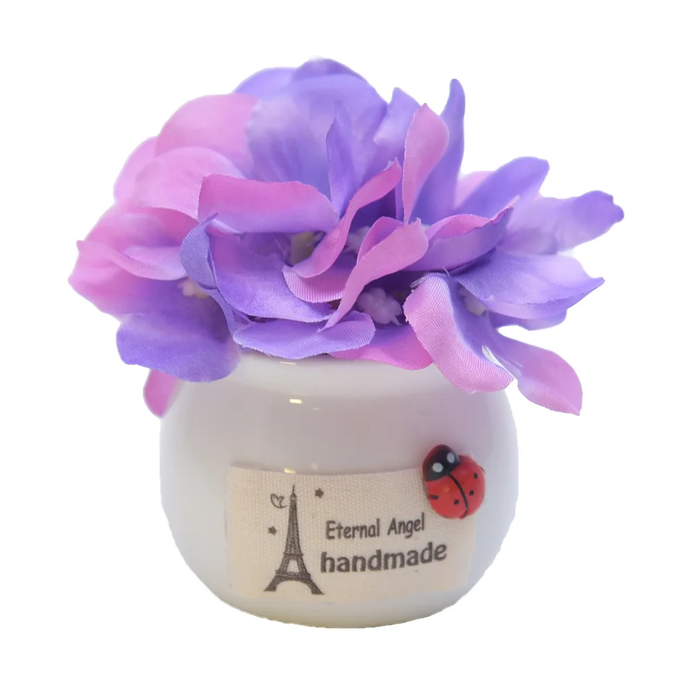 Household items Hydrangea simulation flower small vase Office decoration small items Gifts
Household items Hydrangea simulation flower small vase Office decoration small items Gifts
