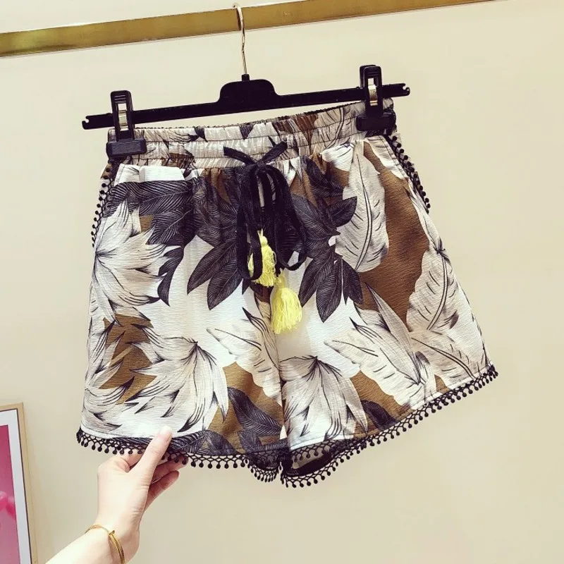 Лидер продаж, женские короткие летние брюки с цветочным принтом, Новые повседневные брюки с кисточками и эластичной талией, для девушек, для...
Лидер продаж, женские короткие летние брюки с цветочным принтом, Новые повседневные брюки с кисточками и эластичной талией, для девушек, для...