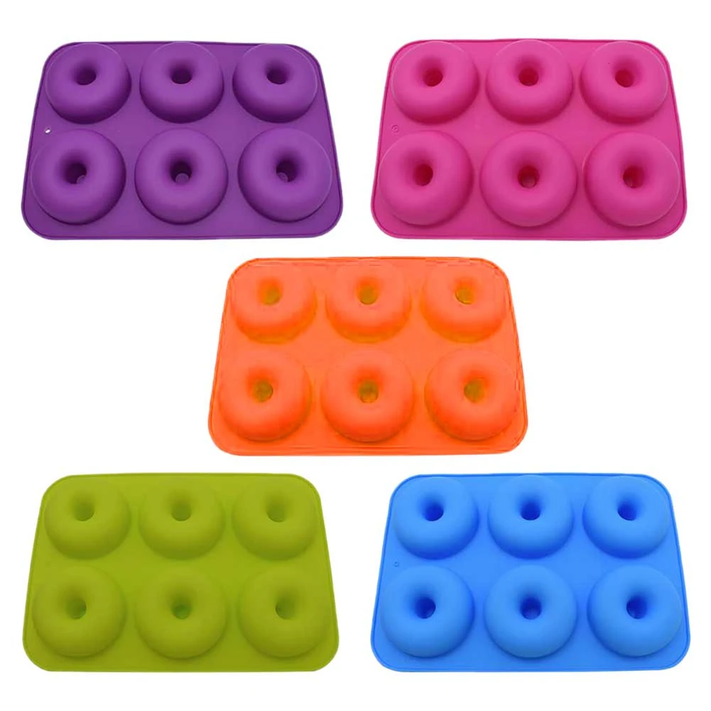 Mold 6-Cavity Silicone Donut Baking Pan Non-Stick Dishwasher Decoration Tools Baking Nonstick
Mold 6-Cavity Silicone Donut Baking Pan Non-Stick Dishwasher Decoration Tools Baking Nonstick