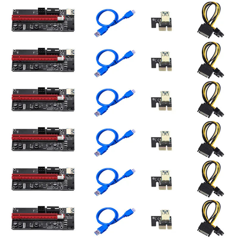 6 шт. новейший VER009 USB 3.0 PCI-E Райзер VER 009S Экспресс 1X 4x 8x 16x Райзер адаптер карта SATA 15 контактов на 6 контактов кабель питания
6 шт. новейший VER009 USB 3.0 PCI-E Райзер VER 009S Экспресс 1X 4x 8x 16x Райзер адаптер карта SATA 15 контактов на 6 контактов кабель питания